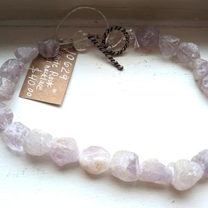 Light Pink Glass Necklace